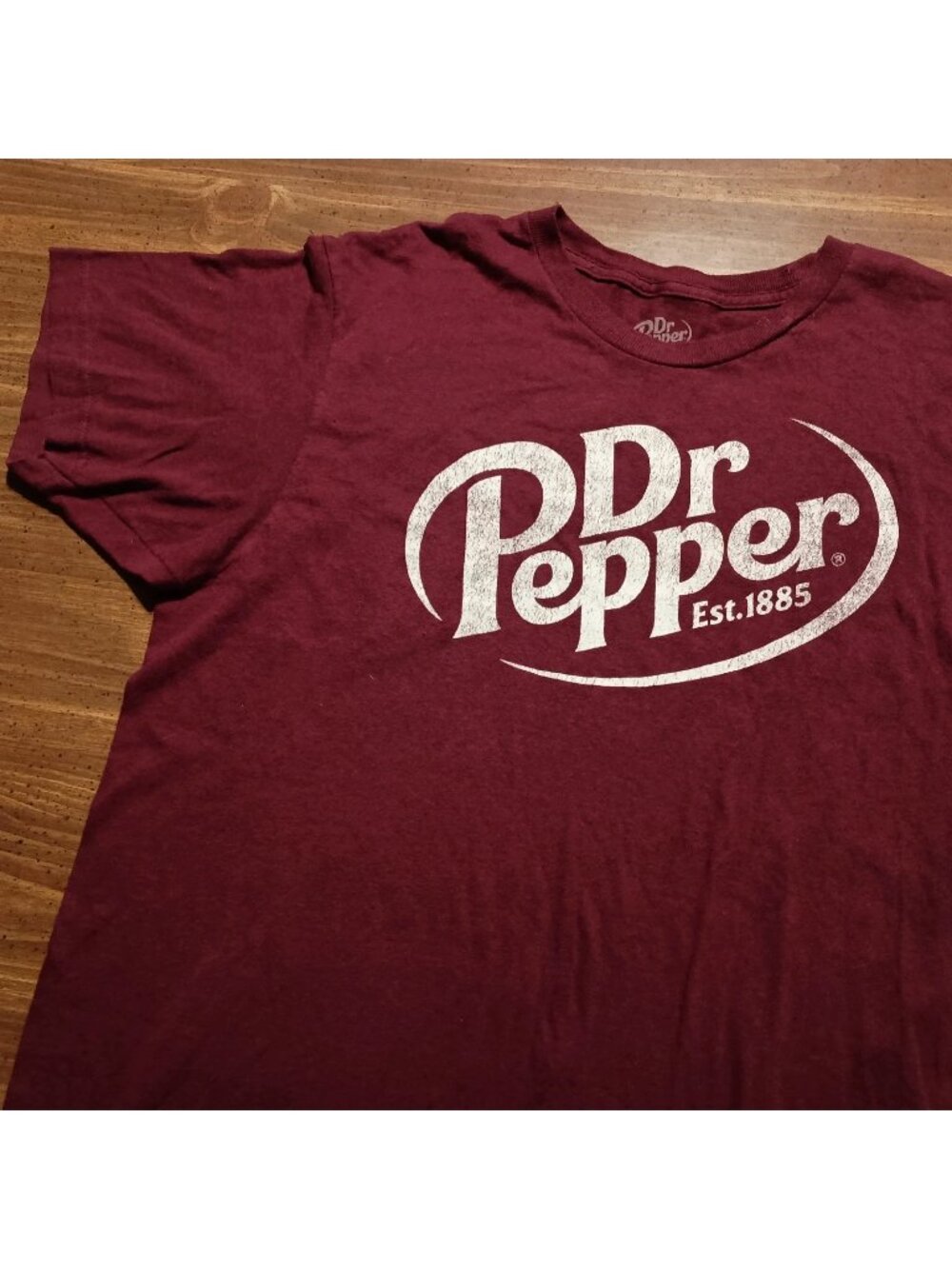 Dr Pepper T-shirt - Large // Soda Drink Brand Logo Pop Tee Shirt